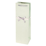 Elegant Blue and Silver Wine Bag by Cakewalk