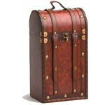 Chateau™ 2 Bottle Antique Wooden Wine Box by Twine