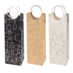 Assorted Silhouette Wine Bag by Cakewalk