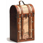 Chateau™ 2 Bottle Old World Wooden Wine Box by Twine