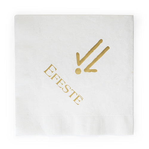 Beverage Napkin - White