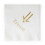 Beverage Napkin - White