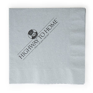 Beverage Napkin - Silver