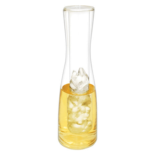 Cylinder Ice Tube Decanter by True