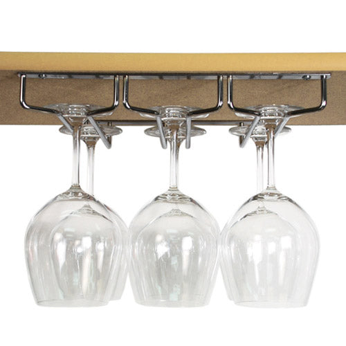 Stash™: Under-Cabinet Stemware Rack