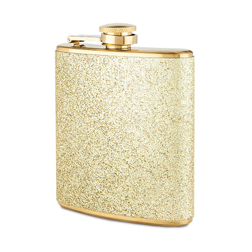 Sparkletini Stainless Steel Gold Flask by Blush- Available 11/22