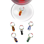 Flip Flop™: Glass Wine Charms
