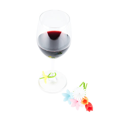 Bouquet: Flower Wine Charms