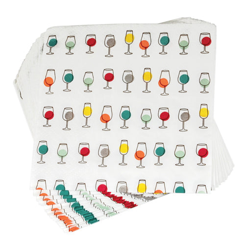 Cocktails Cocktail Napkins by Cakewalk