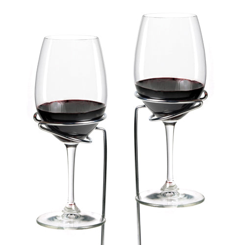 Picnic Stix Set of 2 Wine Glass Holders by True