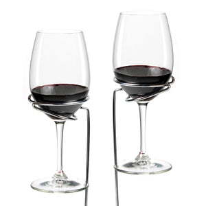 Picnic Stix Set of 2 Wine Glass Holders by True