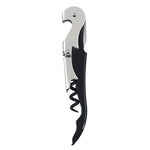 Truetap™: Double-Hinged Waiter's Corkscrew in Black
