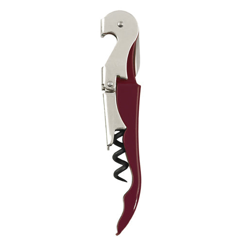 Truetap™ Burgundy Double Hinged Waiter's Corkscrew by True