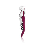 Truetap™: Double-Hinged Waiter's Corkscrew in Burgundy