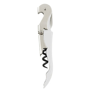 Truetap™ White Double Hinged Waiter's Corkscrew by True