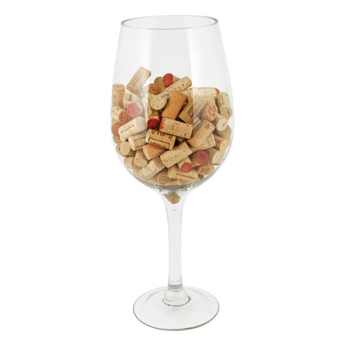 Big Bordeaux Glass: Cork Holder
