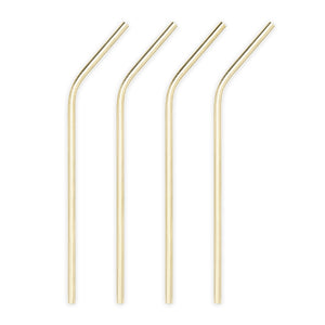 Belmontª Gold Cocktail Straws by Viski
