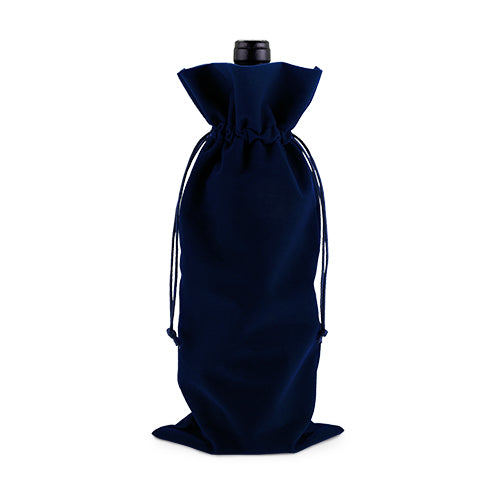 Navy Velvet 750ml Bottle Sack By Cakewalk