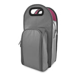 Grey Metropolitan 2-Bottle Tote