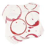 Wine Stain Cocktail Napkins