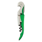Truetap: Metallic Green Double-Hinged Corkscrew