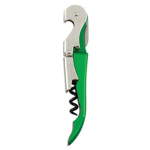 Metallic Green Double Hinged Corkscrew