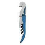 Truetap: Metallic Blue Double-Hinged Corkscrew