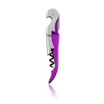 Truetap™: Double-Hinged Waiter's Corkscrew in Metallic Purpl