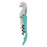 Truetap™ Teal Double Hinged Waiter's Corkscrew by True