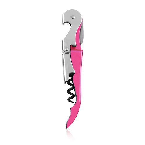 Truetap™: Double-Hinged Waiter's Corkscrew in Pink