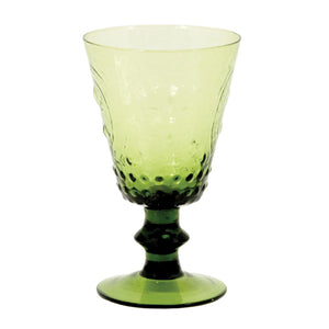Chateau: Lime Embossed Goblet