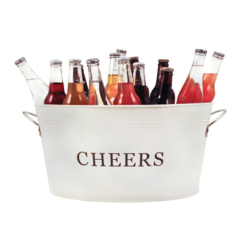 Rustic Farmhouse: Galvanized Cheers Tub