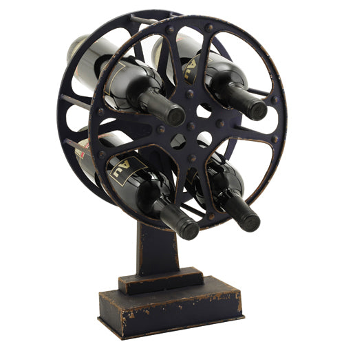 Country Cottage: Movie Reel Wine Holder