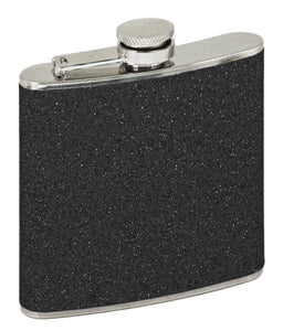 Sparkletini 6 oz Party Flask Assorted Black or Silver