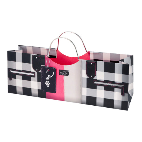 Black and Pink Fashion Wine Purse