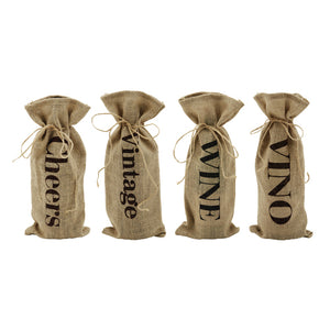 Marketplace: Assorted Jute Message Bottle Sacks