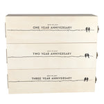 Boulevard Newlywed's Anniversary Wooden Wine Box by Twine