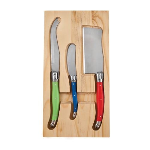 Fresco™: Cheese Knives & Cutting Board
