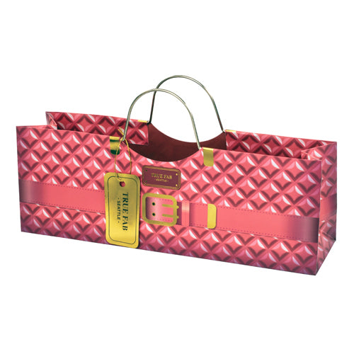 Pink Plush Wine Purse Bag