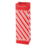 Peppermint Stripe Wine Bag