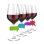 Sip and Tell™ Silicone Stem Charms (Set of 4) by TrueZoo