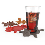 Get Smashed™ Silicone Animal Coasters (Set of 4) by TrueZoo