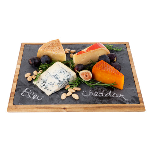 Rustic Farmhouse™ Large Wood Bound Slate Board by Twine