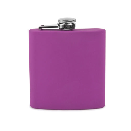 Purple Soft Touch Flask