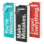 Assorted Fun Phrase Wine Bags