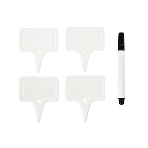 Tag Set of 4 Ceramic Cheese Labels by True