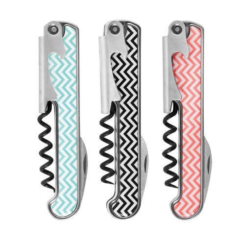 Chevron: Double-Hinged Waiter’s Corkscrew