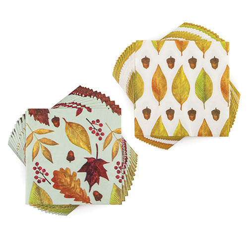 Assorted Leaf Napkins