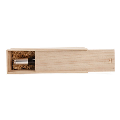 Marketplace™ Single Bottle Wooden Wine Box by Twine