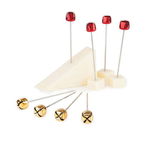 Chime Holiday Party Picks in Gold and Red by True